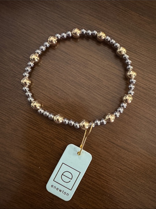 enewton Jewelry - ENewton Sincerity Mixed Metal Two-Tone Stretch Bracelet 5mm and 3mm NEW $68